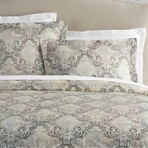 NWT Pottery Barn JANELLE Gray Duvet & Standard Shams
